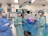 zabieg usunięcia guza nowotworowego nerki w asyście robota da Vinci w szpitalu św. Wojciecha w Gdańsku