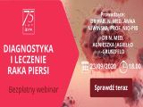 Webinar „Diagnostyka i leczenie raka piersi” - baner