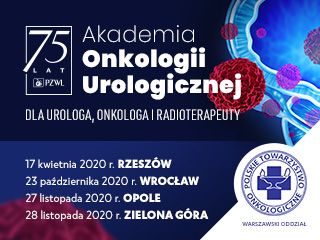 baner konferencji Akademia Onkologii Urologicznej