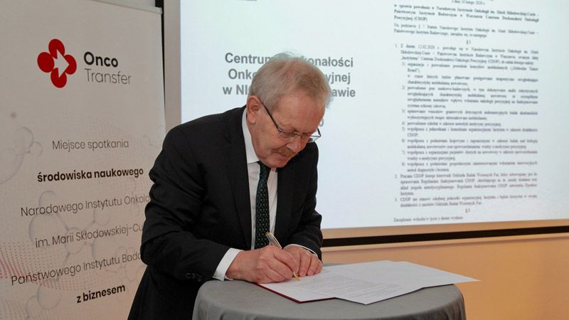 Uroczystość powołania pierwszego w Polsce Centrum Doskonałości Onkologii Precyzyjnej