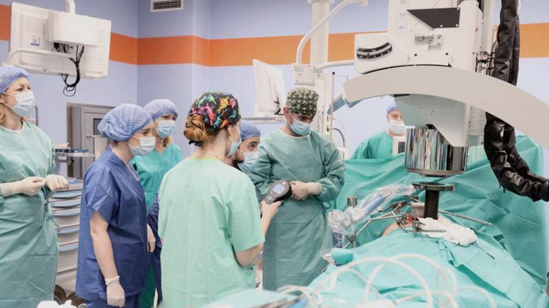 operacja raka trzustki połączona z radioterapią śródoperacyjną IOERT w Szpitalu Klinicznym nr 1 w Lublinie